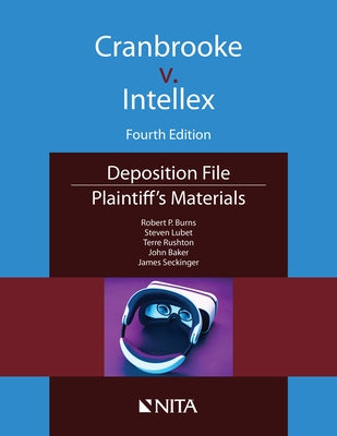Cranbrooke V. Intellex: Plaintiff's Materials by Burns, Robert P.