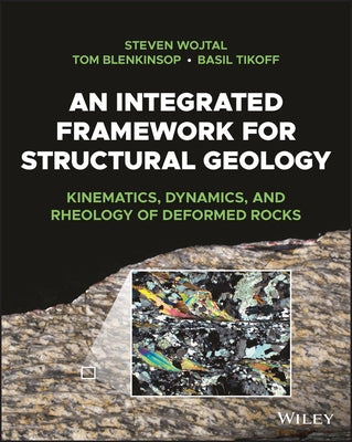 Paperback book titled "An Integrated Framework for Structural Geology" by Wiley, featuring a cover with geological illustrations.