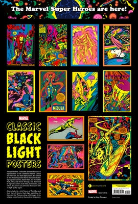 Marvel Classic Black Light Collectible Poster Portfolio by Marvel Entertainment