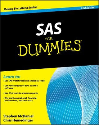 SAS for Dummies by McDaniel, Stephen