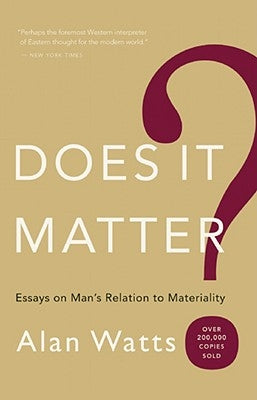 Cover image of "Does It Matter?: Essays on Mana's Relation to Materiality" by New World Library, featuring the book's title and design.