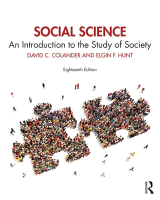 Social Science: An Introduction to the Study of Society by Colander, David