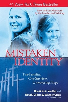 Paperback of Mistaken Identity by Howard Books, featuring the book cover with title and author on a white background.