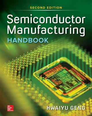 Semiconductor Manufacturing Handbook 2nd Edition paperback by McGraw-Hill Companies, showing the book cover with title and author.