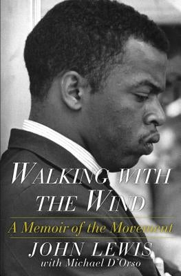 Paperback of "Walking with the Wind" memoir by Simon & Schuster, showing the book cover with title and author details.