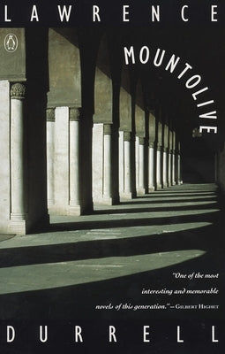 Paperback of Mountolive novel by Penguin Publishing Group, showing the book cover with title and author details.