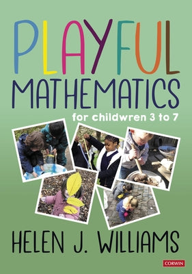 Paperback of Playful Mathematics by Corwin UK featuring colorful mathematical puzzles and activities on the cover.