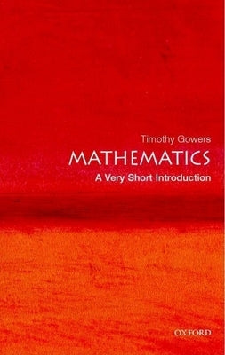 Paperback of Mathematics: A Very Short Introduction by Oxford University Press, USA, showing the book cover with title and author details.