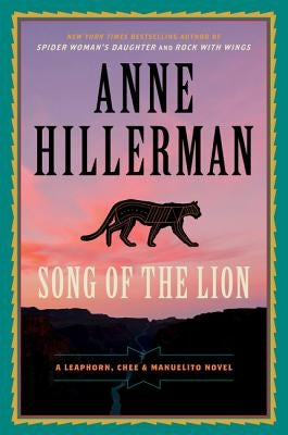 Paperback copy of "Song of the Lion" novel by Leaphorn, Chee & Manuelito, published by Harper Paperbacks, showing the book cover.