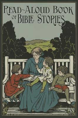 Open children's Bible storybook titled The Read-Aloud Book of Bible Stories by Sophia Institute Press with colorful illustrations inside.