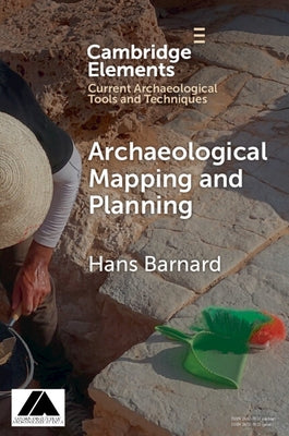 Paperback book titled Archaeological Mapping and Planning by Cambridge University Press showing maps and planning diagrams inside