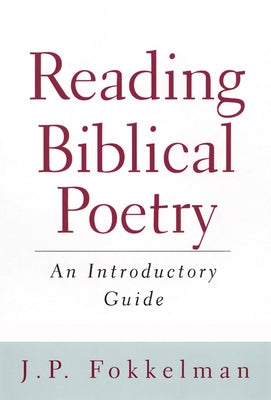 Reading Biblical Poetry Paperback Westminster John Knox Press