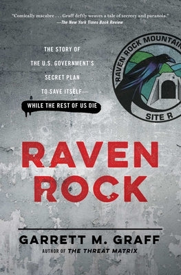 Paperback of Raven Rock book by Simon & Schuster showing the front cover with title and author text.