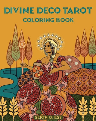 Divine Deco Tarot Coloring Book by Egy, Gerta Oparaku