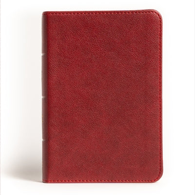 NASB Large Print Compact Reference Bible, Burgundy Leathertouch by Holman Bible Publishers