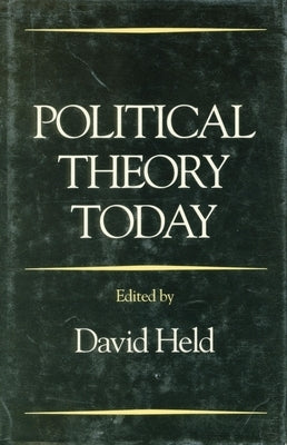 Political Theory Today Paperback Stanford University Press