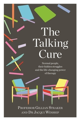 Paperback of The Talking Cure by MacMillan Australia showing the book cover with title and author text in a clean, professional layout.