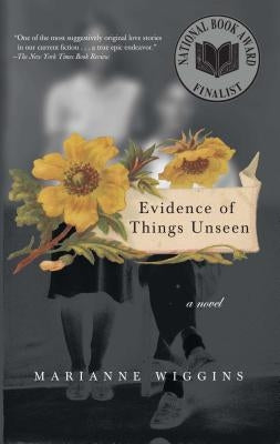 Cover image of "Evidence of Things Unseen" book by Simon & Schuster featuring abstract artwork.