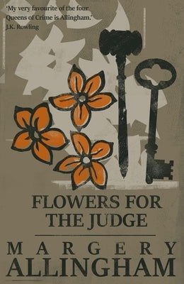 Paperback "Flowers for the Judge" by Open Road Media Mystery & Thrillers, featuring a cover with floral and judicial imagery.