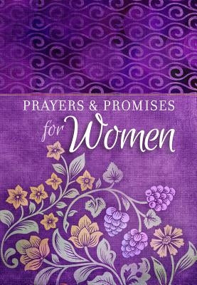 Paperback "Prayers & Promises for Women" devotional book by Broadstreet Publishing, featuring a soft cover with inspirational design.