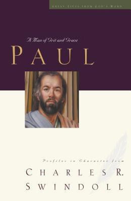 Paperback of "Great Lives: Paul, A Man of Grace and Grit" by Thomas Nelson, featuring a book cover with portrait and title.