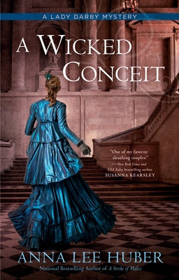 Paperback copy of "A Wicked Conceit" novel by Berkley Books, showing the front cover with dark, artistic design and title text.