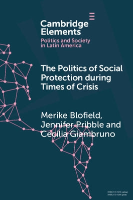 Paperback book titled "The Politics of Social Protection During Times of Crisis" published by Cambridge University Press, with cover details visible.