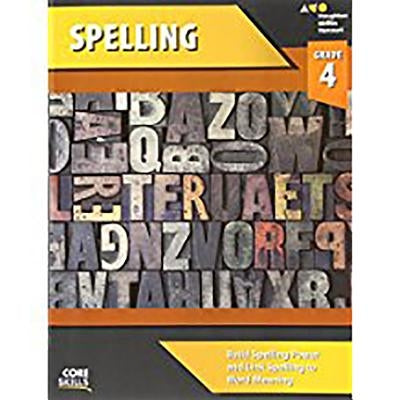 Core Skills Spelling Workbook Grade 4 Paperback Steck Vaughn School Supply