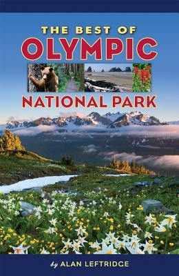 Paperback book titled "The Best of Olympic National Park" by Farcountry Press, featuring scenic images of the park's landscapes.