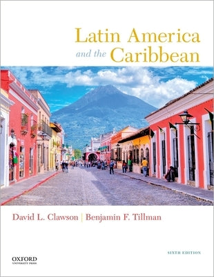 Paperback book titled "Latin America and the Caribbean" by Oxford University Press, USA, featuring a colorful map cover.