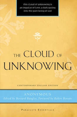 Cloud of Unknowing Paperback Paraclete Press (MA)