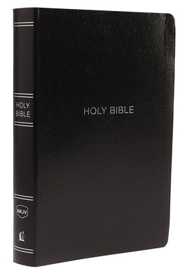 NKJV, Reference Bible, Center-Column Giant Print, Leather-Look, Black, Red Letter Edition, Comfort Print by Thomas Nelson