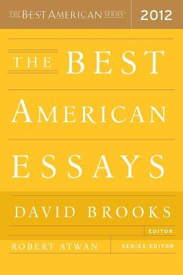 The Best American Essays 2012 Paperback Mariner Books