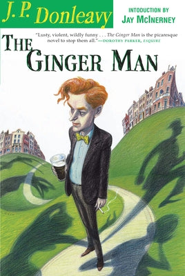 Paperback of "The Ginger Man" novel by Grove Press, showing the book cover with title and author details.