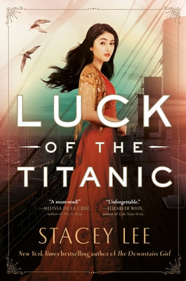 Paperback of "Luck of the Titanic" by G.P. Putnam's Sons Books for Young Readers, showing the book cover with Titanic-themed artwork.
