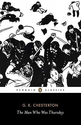 Paperback of The Man Who Was Thursday: A Nightmare by Penguin Group, featuring the book cover with title and author details.