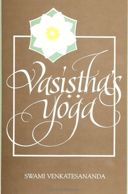 Paperback of Vasistha's Yoga book by State University of New York Press, showing the front cover with title and design details.