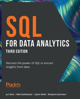 Paperback copy of SQL for Data Analytics, Third Edition by Packt Publishing, showing the book cover with title and author details.