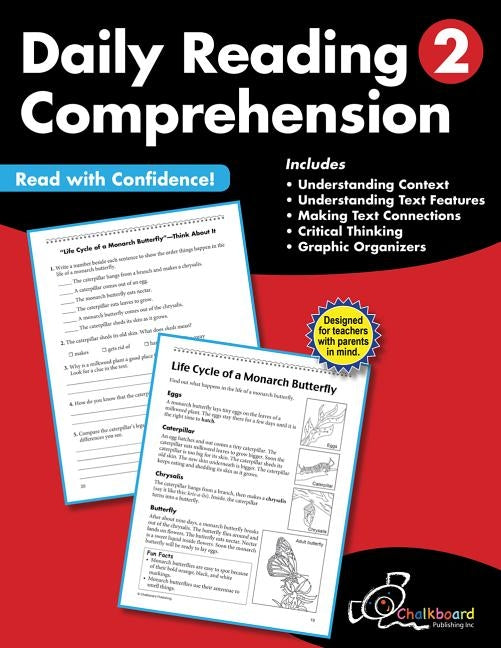Daily Reading Comprehension Grade 2 Paperback Chalkboard Publishing
