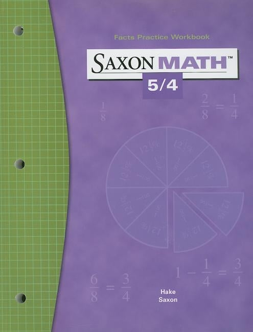 Fact Practice Workbook Paperback Saxon Publishers