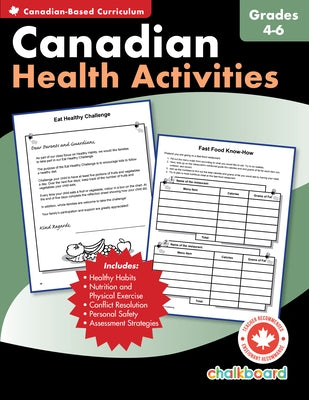 Canadian Health Activities Grades 4-6 Paperback Chalkboard Publishing