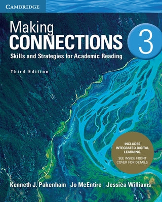 Paperback Making Connections Level 3 Student's Book by Cambridge University Press, showing the cover with title and digital learning features.
