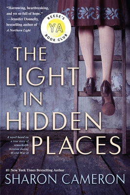 Paperback of The Light in Hidden Places by Scholastic Inc., showing the book cover with title and author details.