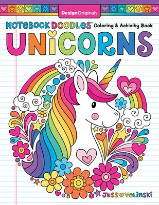 Notebook Doodles Unicorns: Coloring and Activity Book by Volinski, Jess