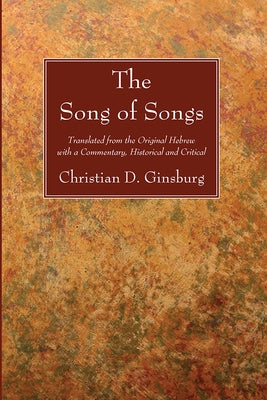 The Song of Songs Paperback Wipf & Stock Publishers