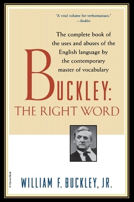 Buckley: The Right Word Paperback Harper Paperbacks