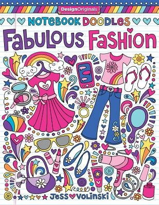 Notebook Doodles Fabulous Fashion: Coloring & Activity Book by Volinski, Jess