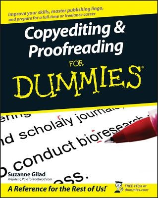 Copyediting and Proofreading for Dummies Paperback For Dummies