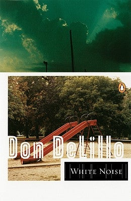 Paperback of White Noise by Penguin Books, showing the front cover with title and author details.