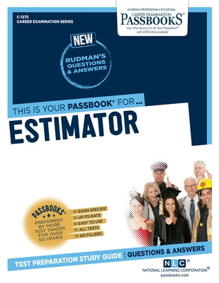 Estimator (C-1275): Passbooks Study Guidevolume 1275 by National Learning Corporation